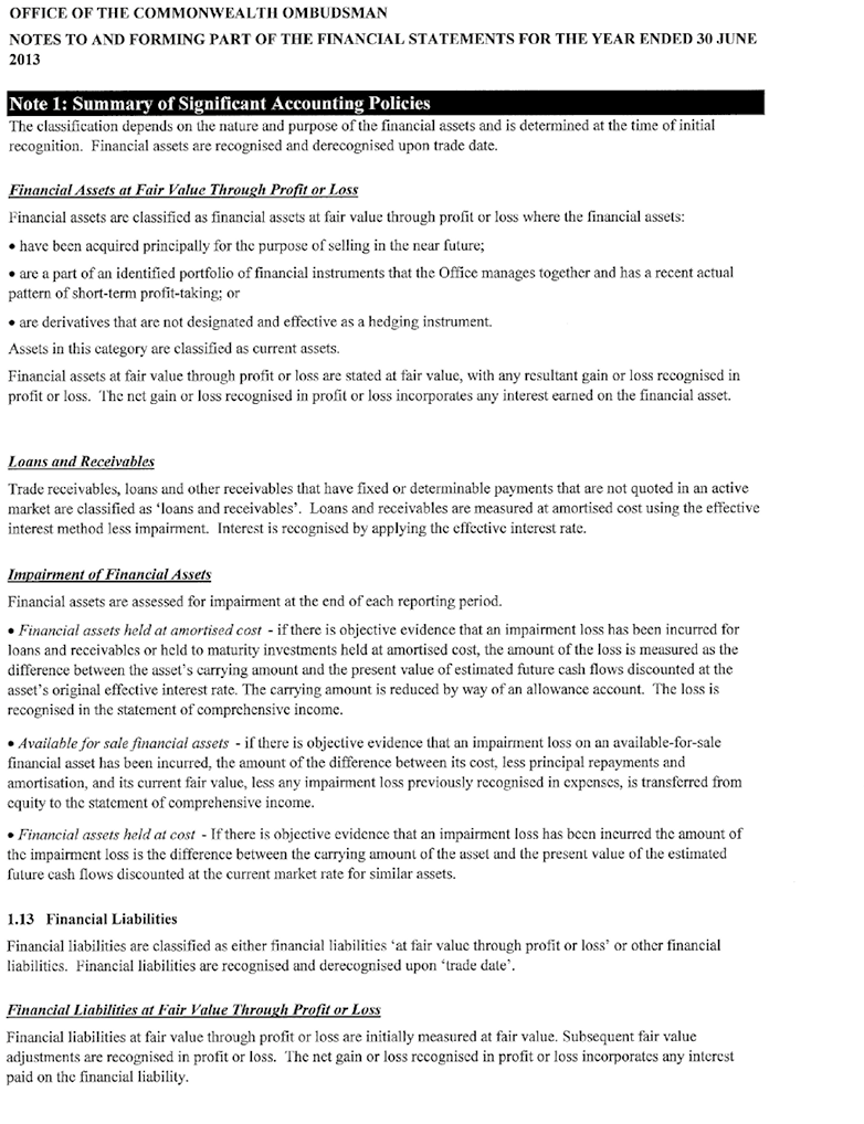 SUMMARY OF SIGNIFICANT ACCOUNTING POLICIES
