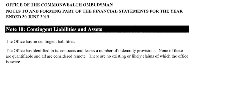 CONTINGENT LIABILITIES AND ASSETS