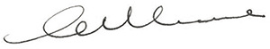 Signature of Colin Neave