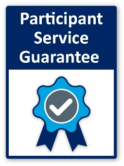 The Participant Service Charter. 