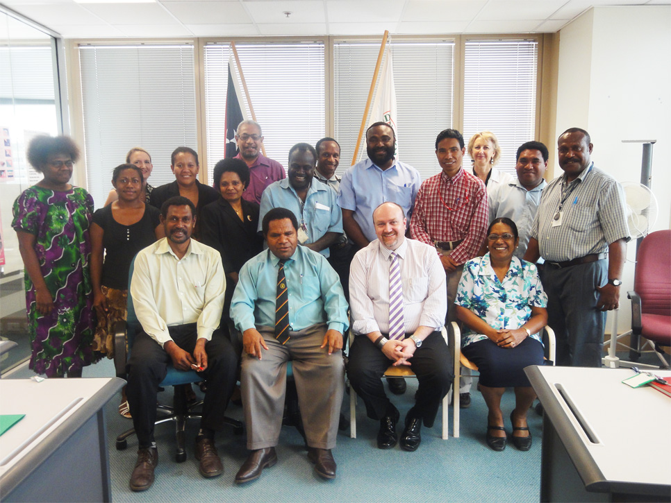 Ombudsman Nero, Shaun Rohrlach - Director of Public Affairs, Commonwealth Ombudsman and staff of the Ombudsman Commission PNG