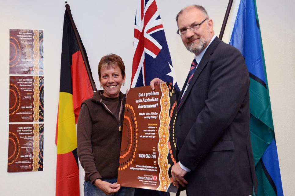 Tracey Whetnall and then Ombudsman Allan Asher
