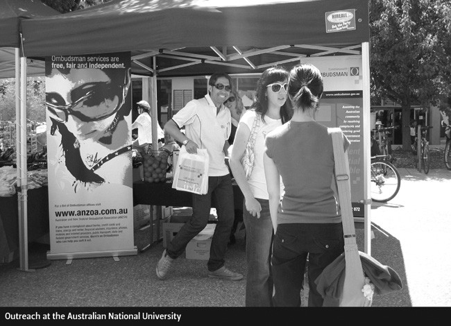 Outreach at the Australian National University