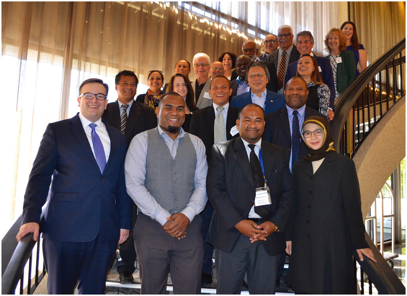 Integrity leaders from the Asia-Pacific Region, International Integrity Leaders Forum, April 2017.