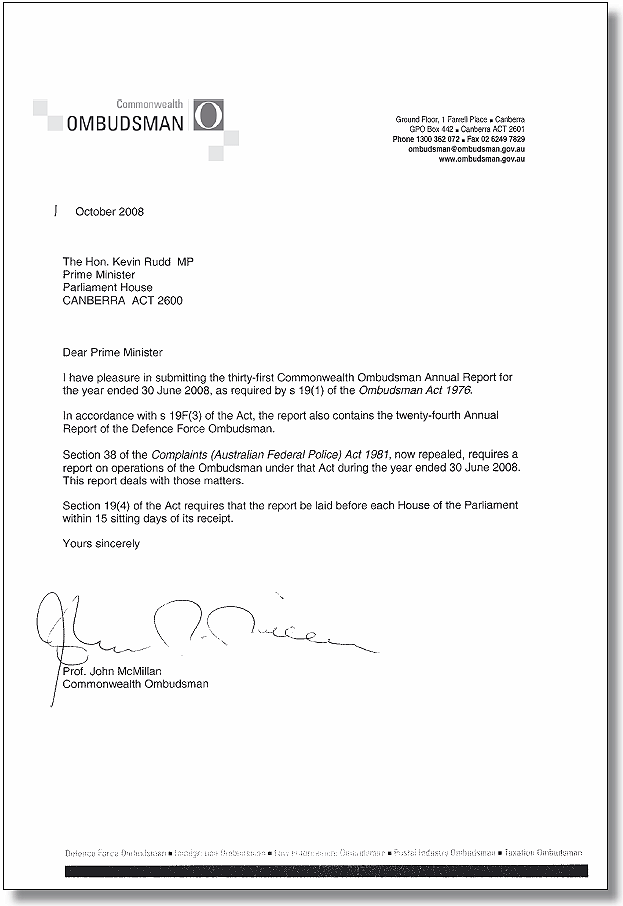 Transmittal letter