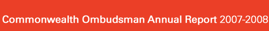 Commonwealth Ombudsman annual report 2007-2008