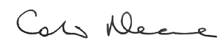 Colin Neave Signature