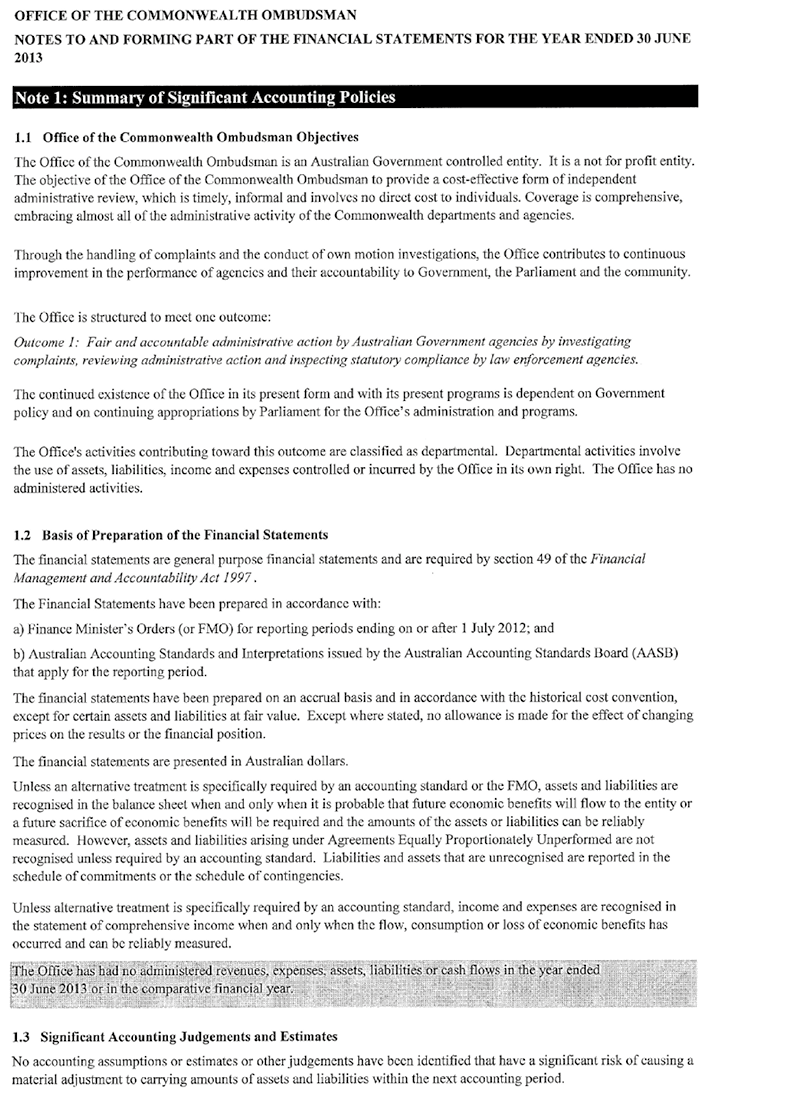 SUMMARY OF SIGNIFICANT ACCOUNTING POLICIES