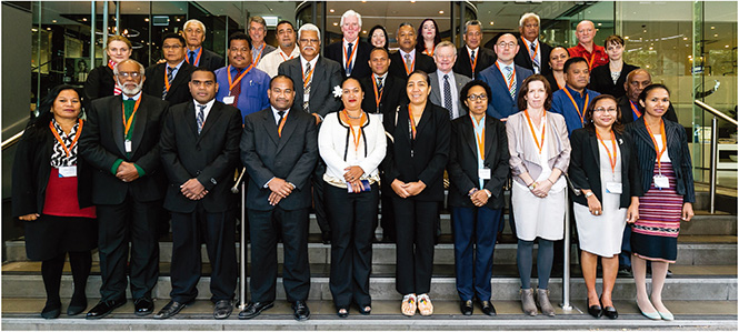 The Members and Secretariat of the Pacific Ombudsman Alliance, Melbourne, May 2016.