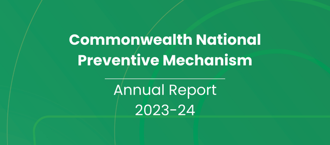 Commonwealth National Preventive Mechanism Annual Report