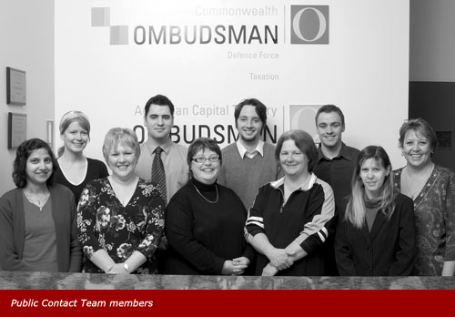 Public Contact Team members