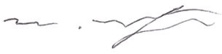 Photo of Michael Manthorpe PSM’s signature.