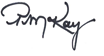 Signature of Michael Manthorpe