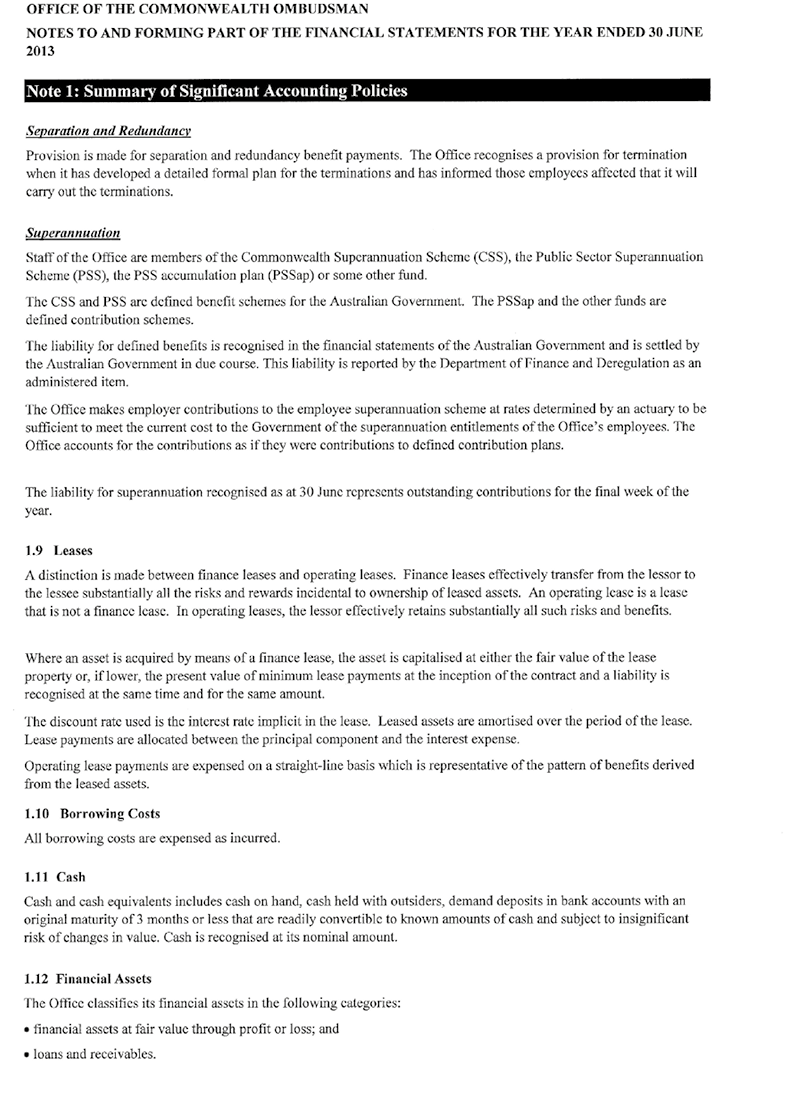 SUMMARY OF SIGNIFICANT ACCOUNTING POLICIES