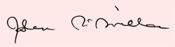 Prof. John McMillan Signature